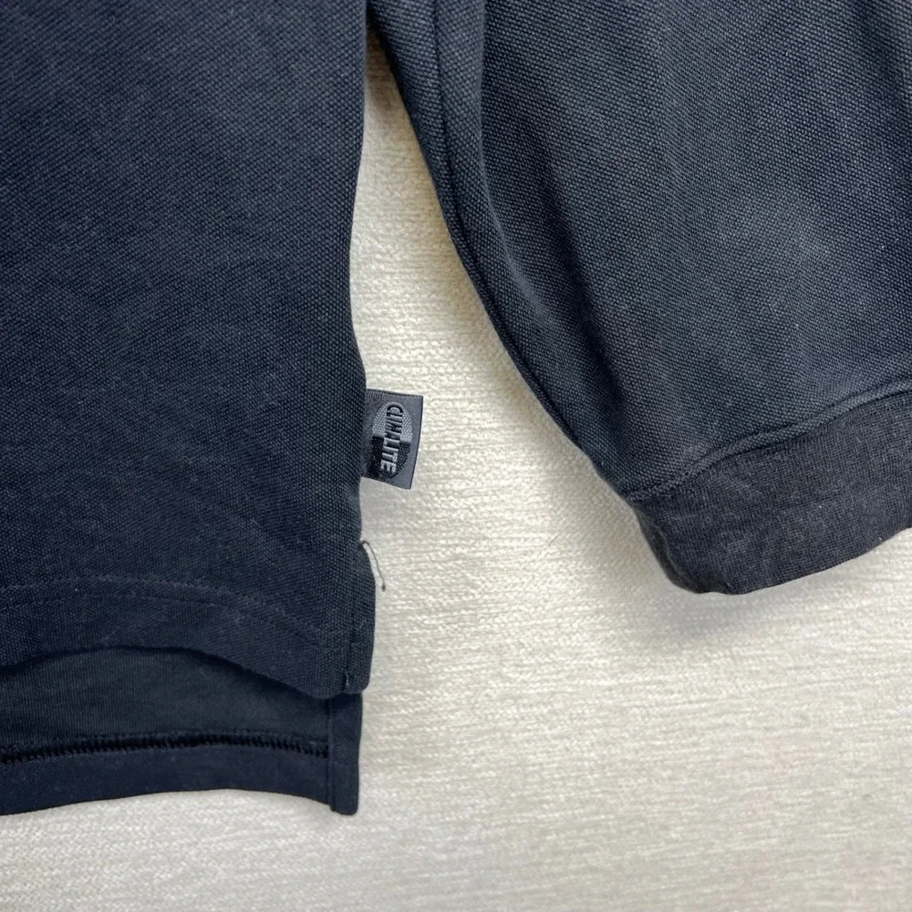 Adidas ClimaLite Stretch Long Sleeve Black Bristol Motor Speedway Polo‎ Mens L